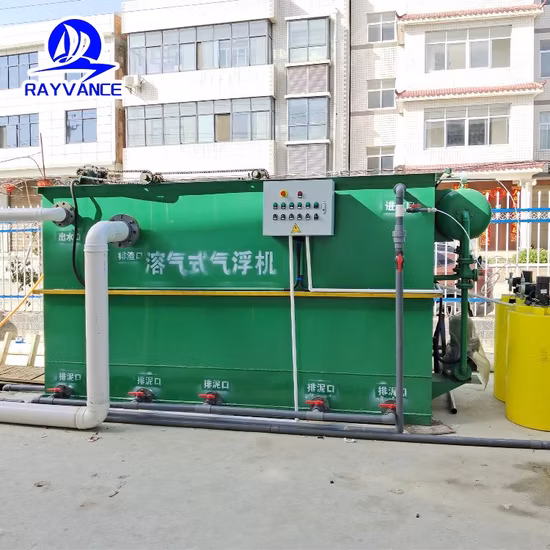 12t por hora de flutuação de ar dissolvido para águas residuais da indústria de leite