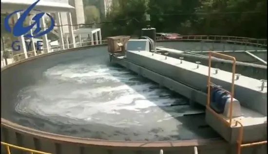 Alta taxa de remoção de algas Daf superficial de flutuação de ar dissolvido para tratamento de água do lago